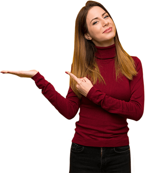 Femme dans site web pour entreprises de clôture